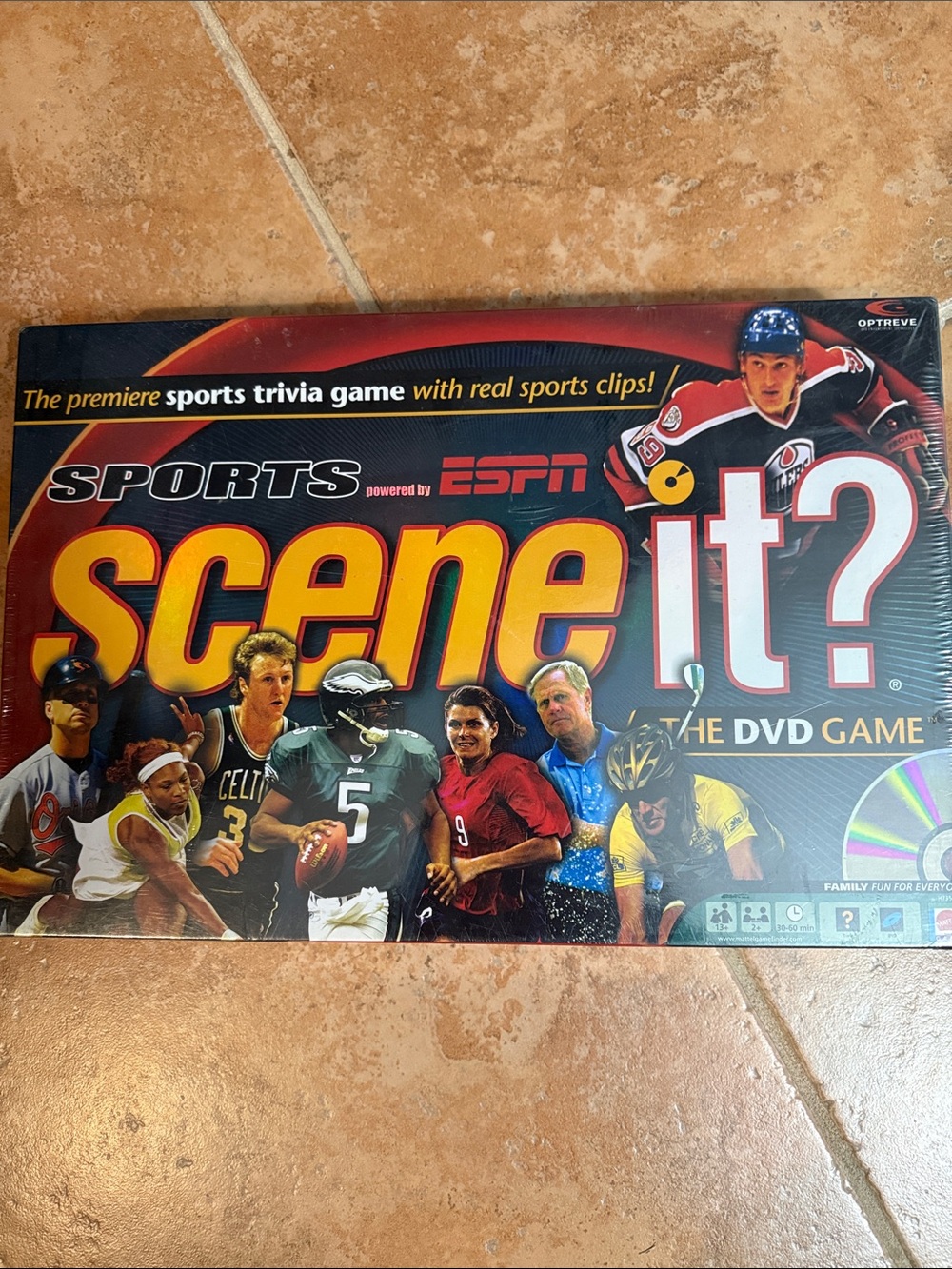 ESPN Scene It? Sports DVD Game - Red and Yellow